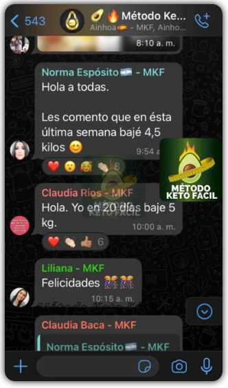 Testimonio Método Keto Fácil.