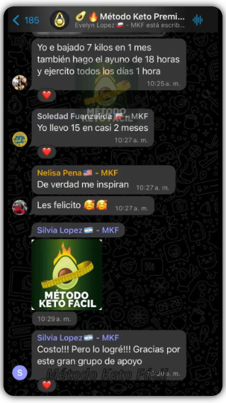 Testimonio Método Keto Fácil.